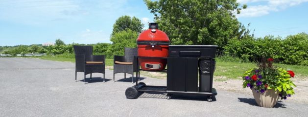 Enjoy your summer with a Kamado Joe all in one Grill and Smoker from Martin’s Fireplaces