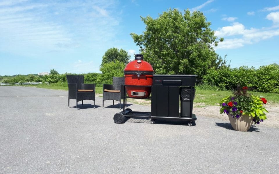 Enjoy your summer with a Kamado Joe all in one Grill and Smoker from Martin’s Fireplaces